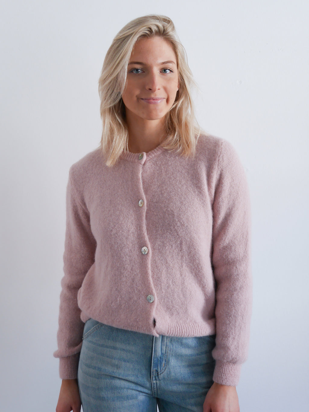 Claudia Cardigan Rose