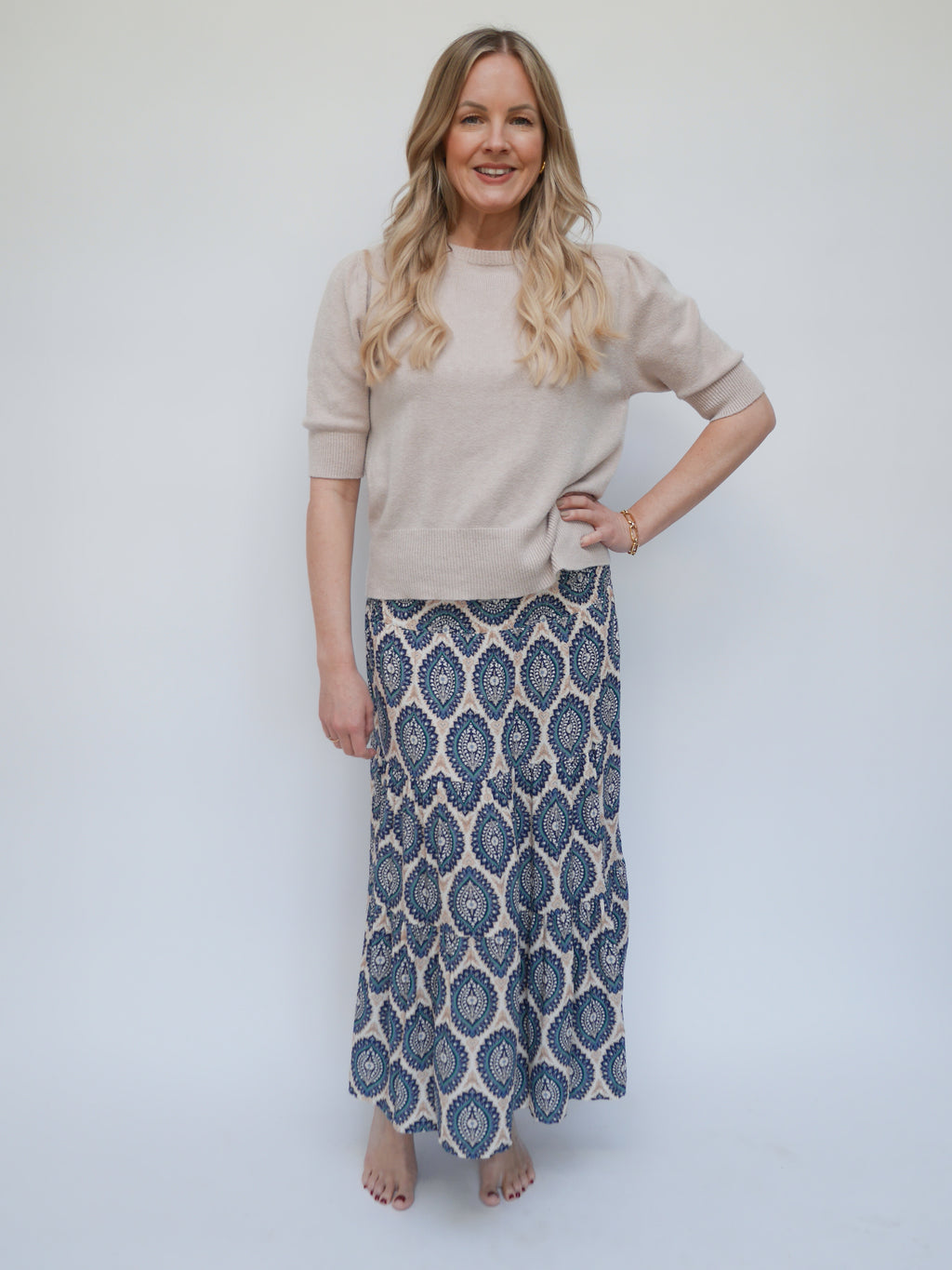 Margot Skirt Dress Navy