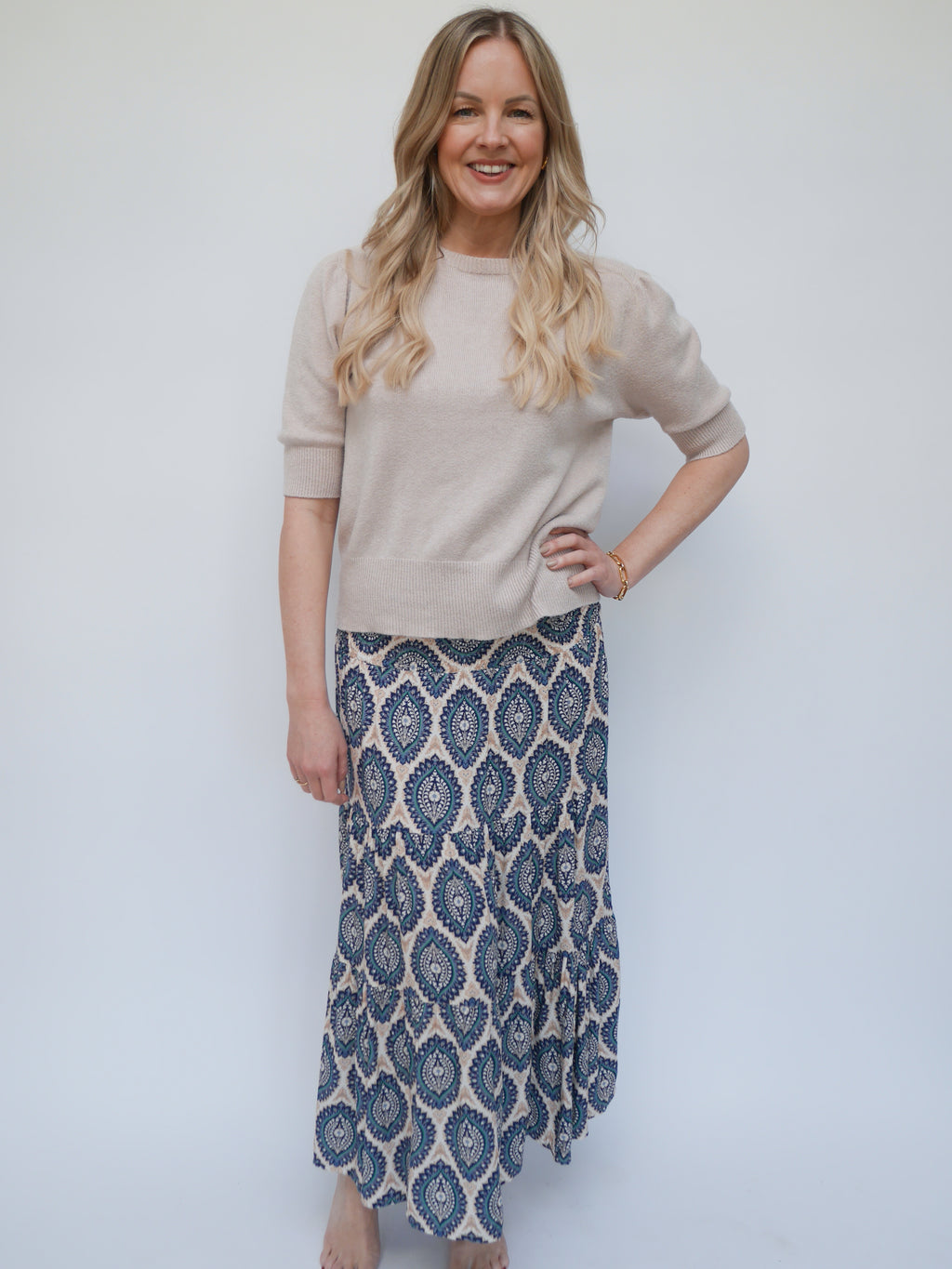 Margot Skirt Dress Navy