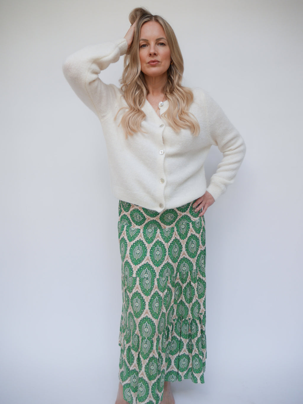 Margot Skirt Dress Emerald