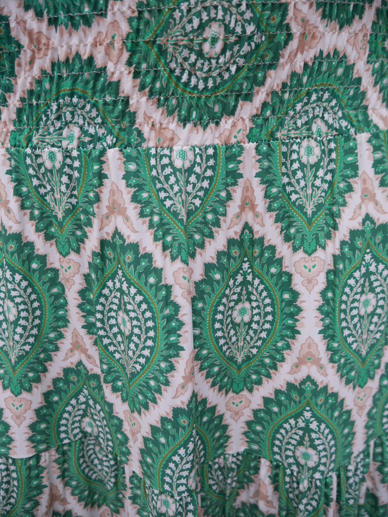 Margot Skirt Dress Emerald