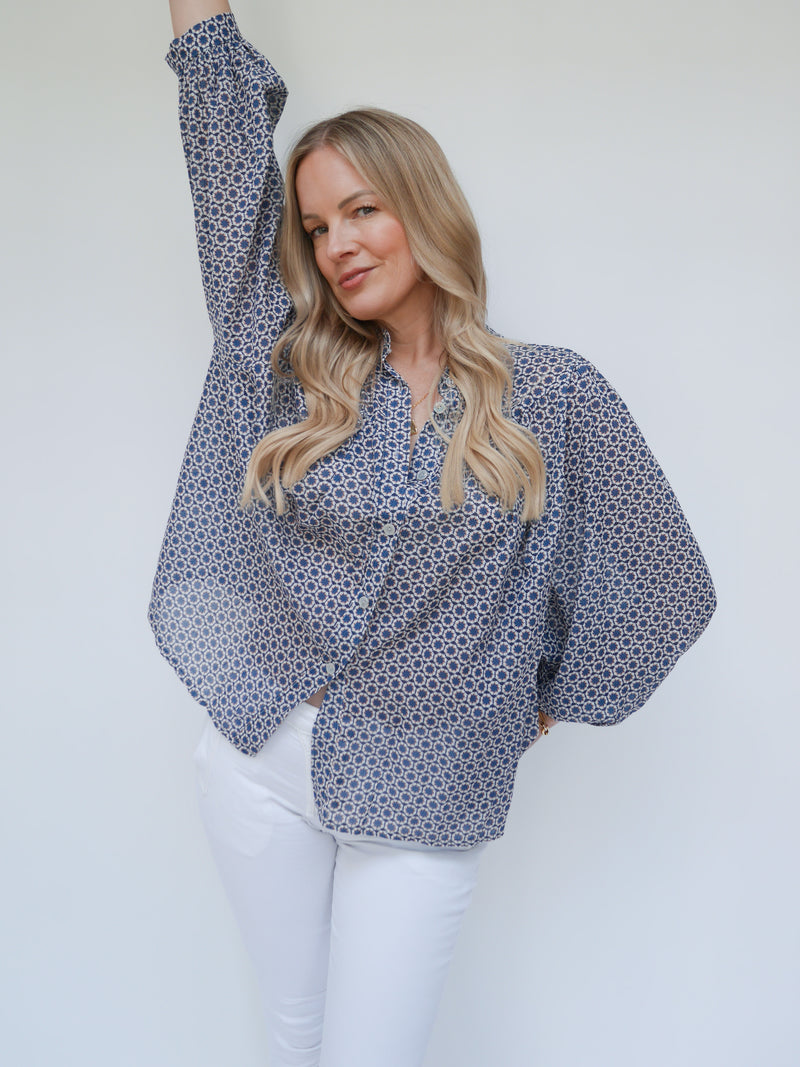 Wren Blouse Navy