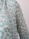 Anika Blouse Leopard Green