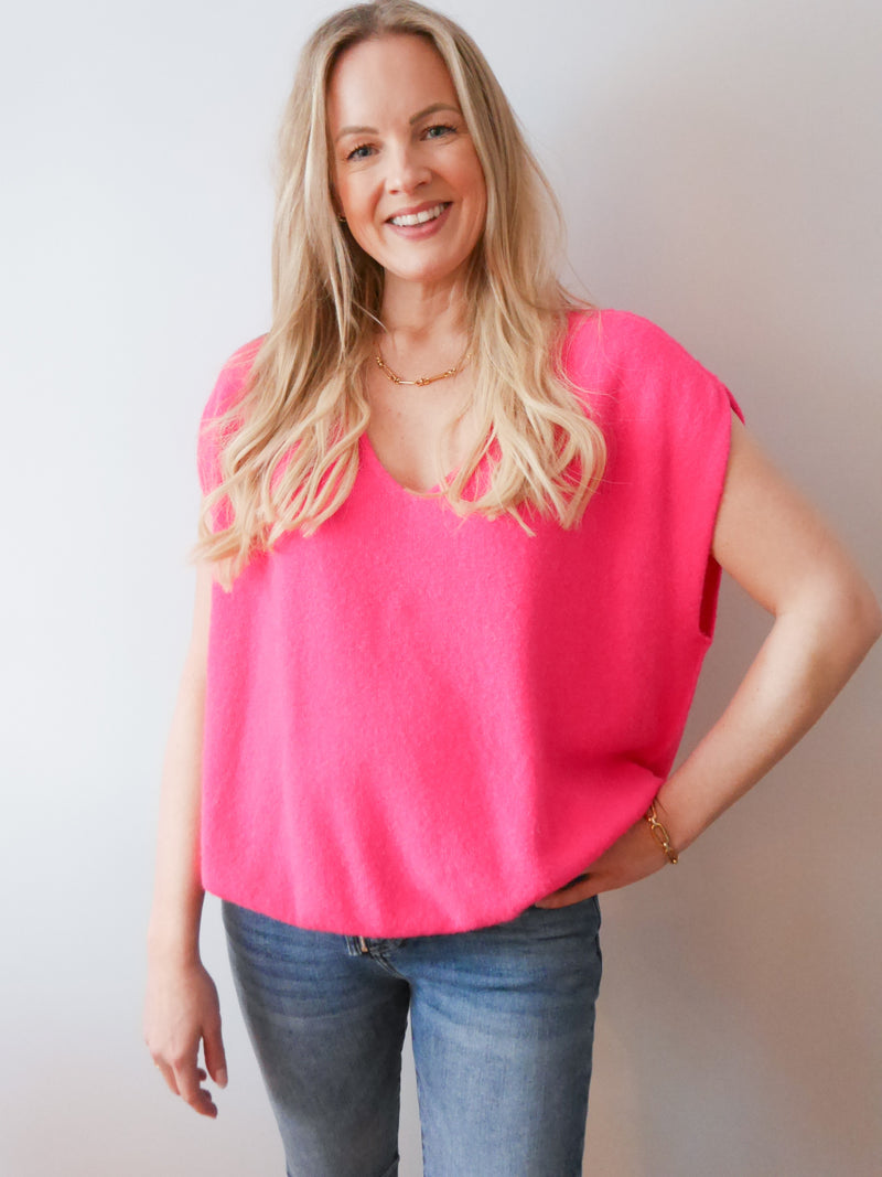Emily Knit Fuchsia