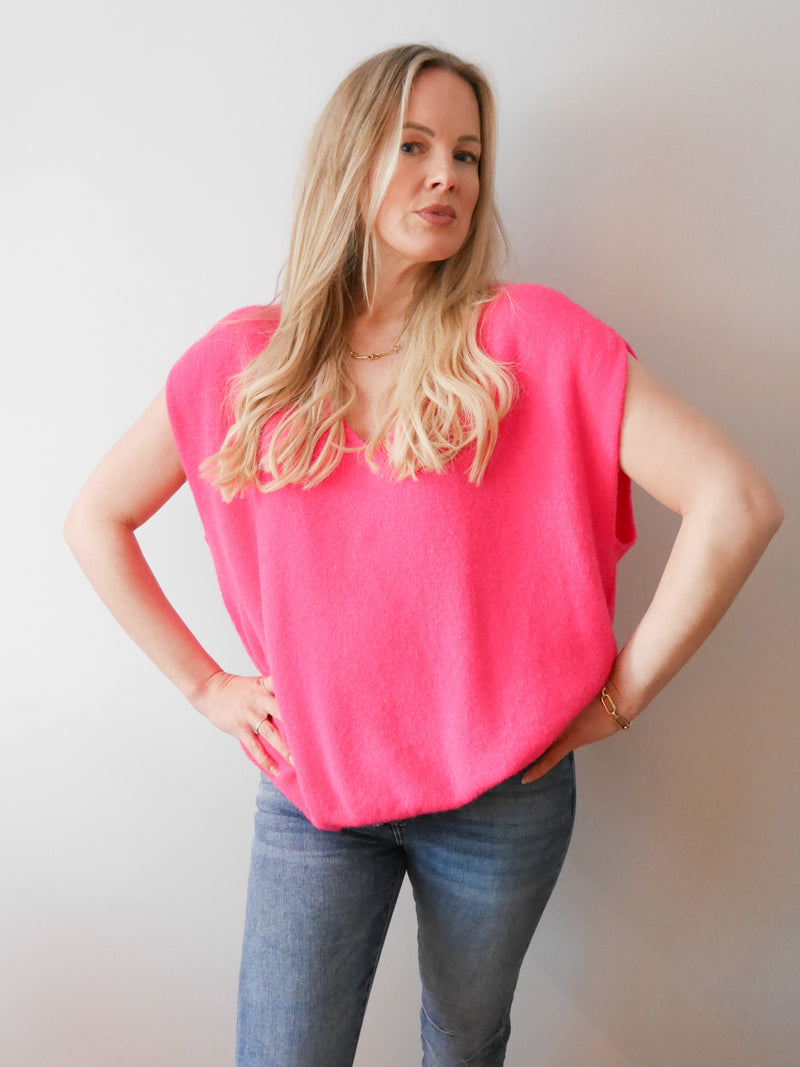 Emily Knit Fuchsia