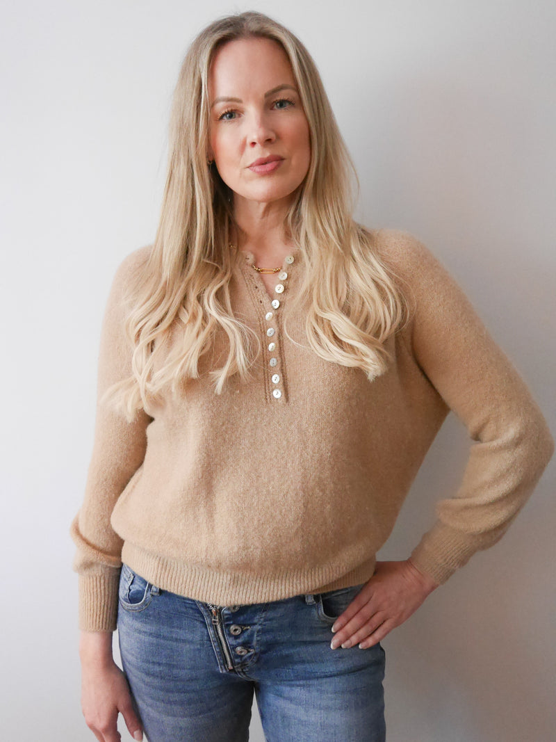 Bethany Knit Camel