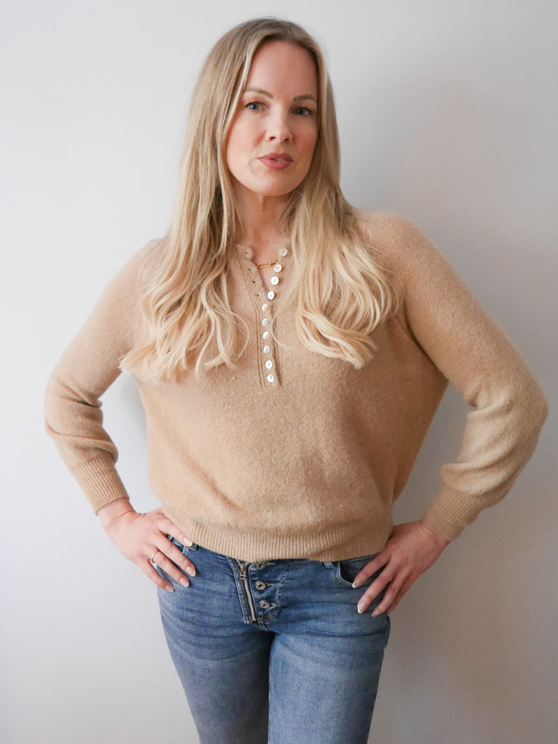 Bethany Knit Camel