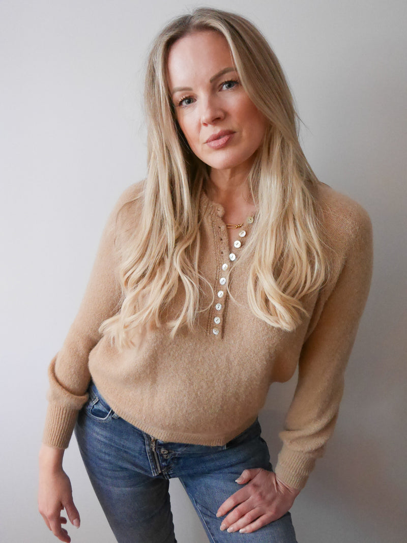 Bethany Knit Camel