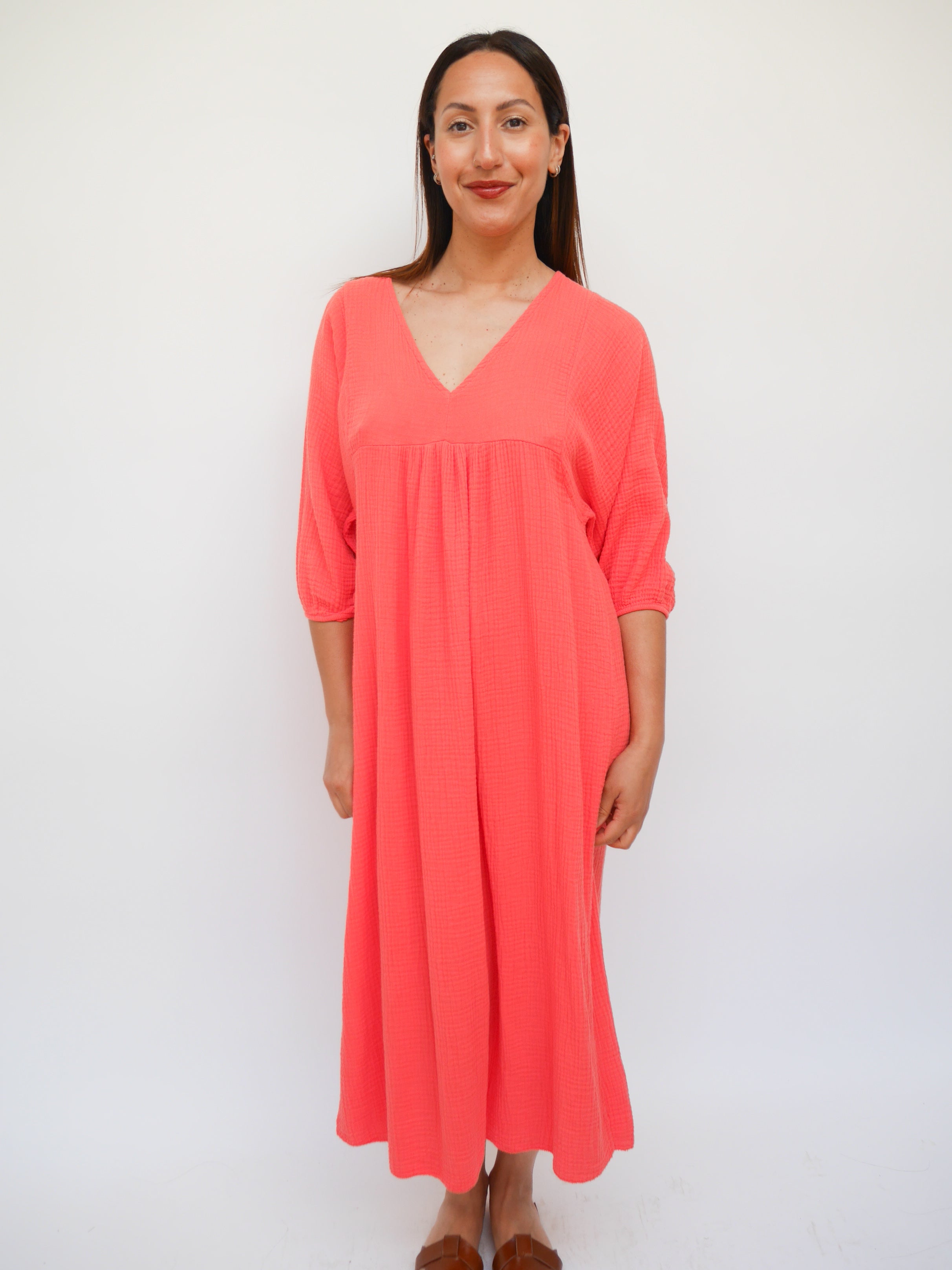 Willow Dress Coral