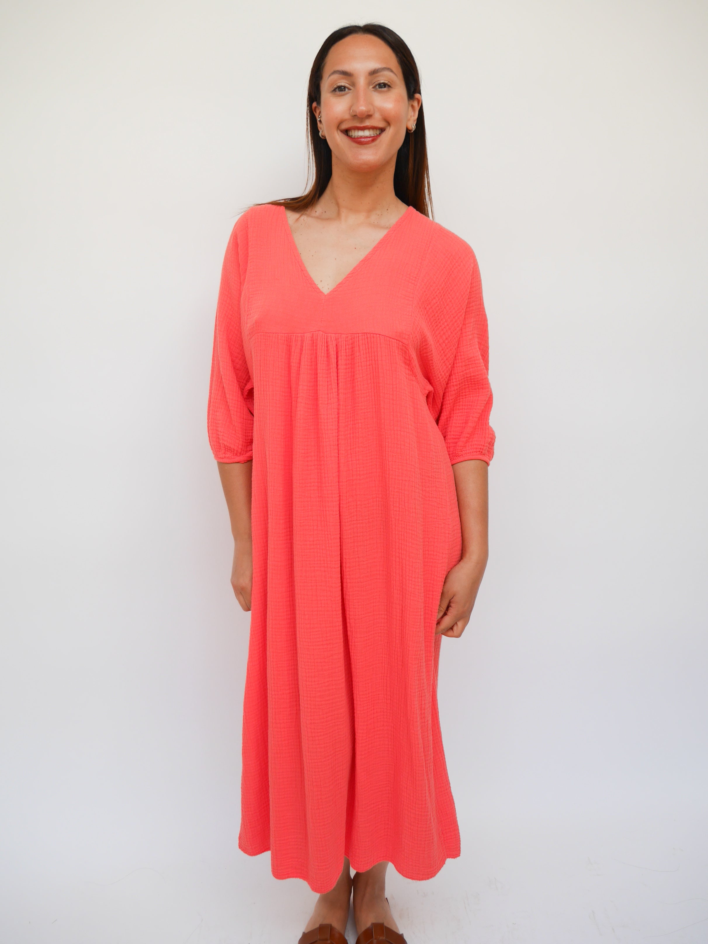 Willow Dress Coral