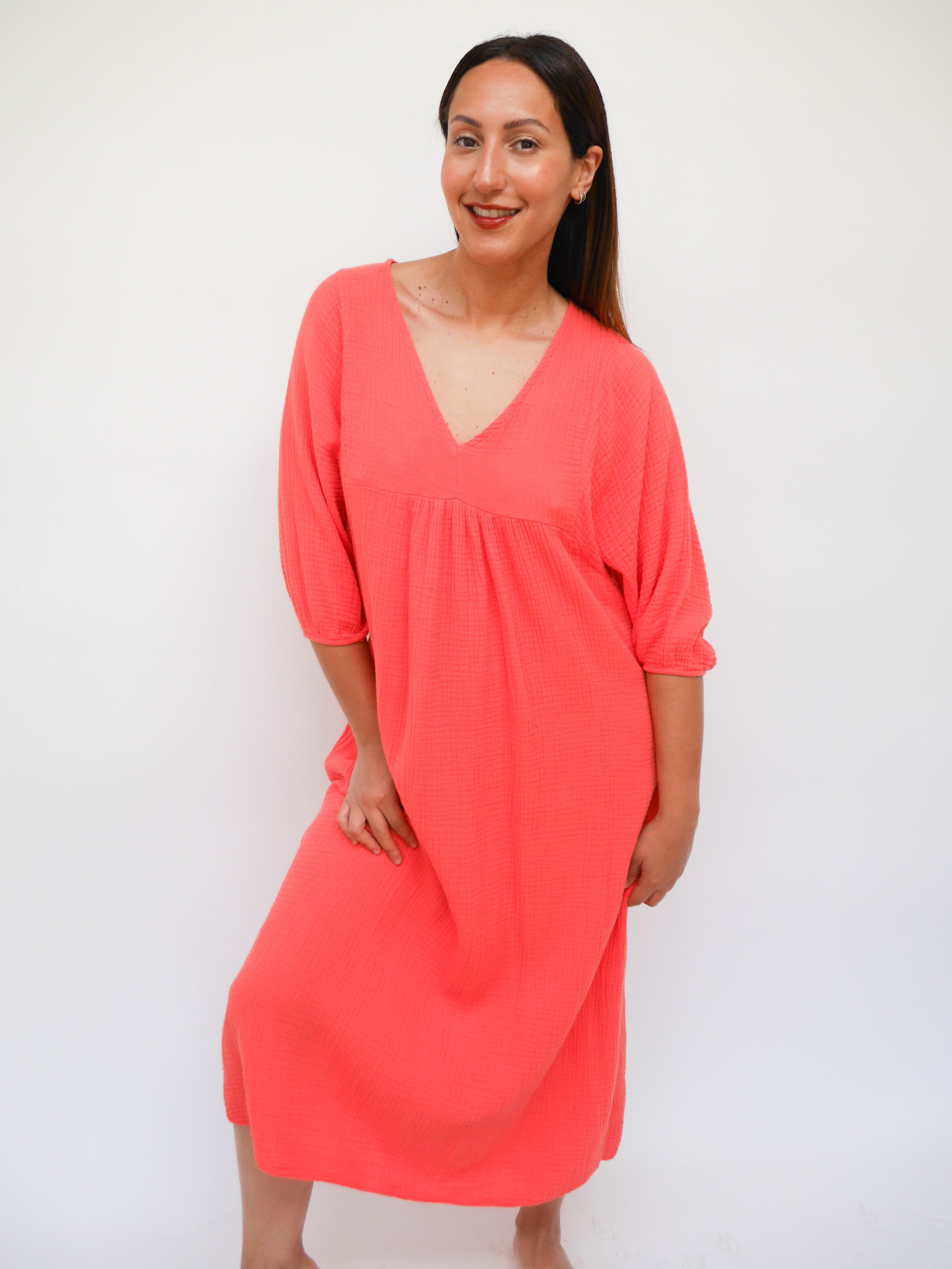 Willow Dress Coral