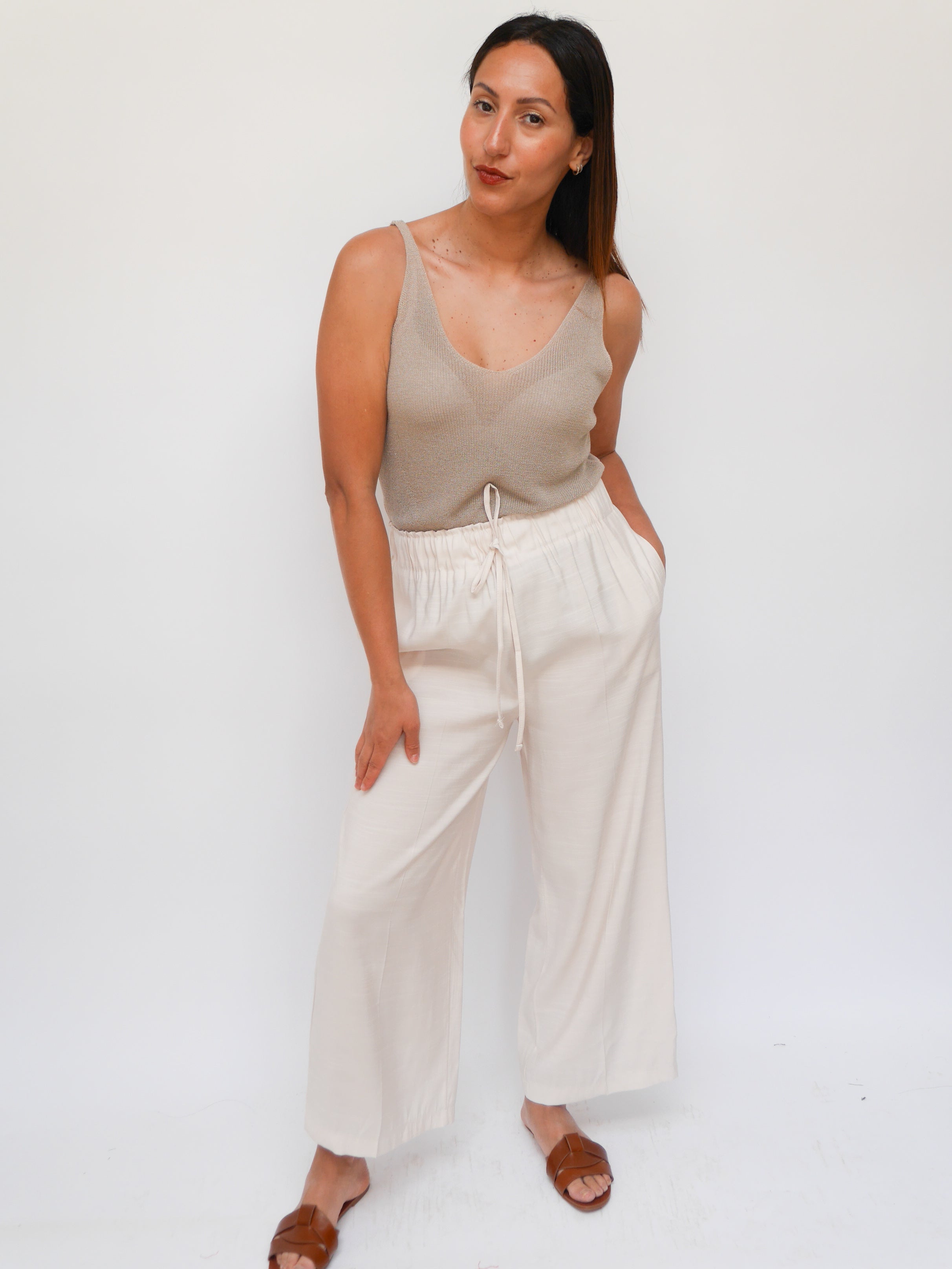 Isabelle Trousers Ecru