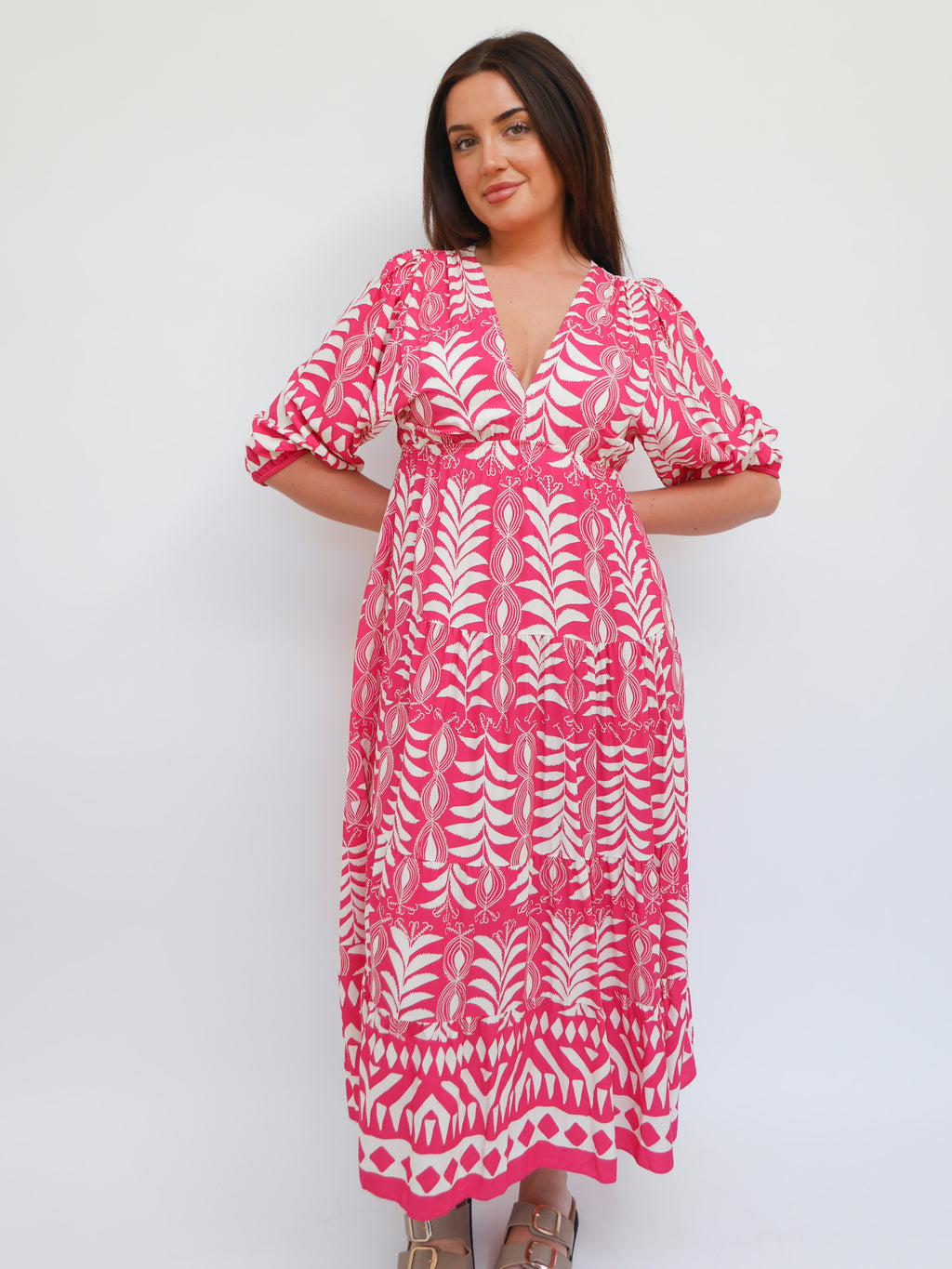 Erin Dress Fuchsia