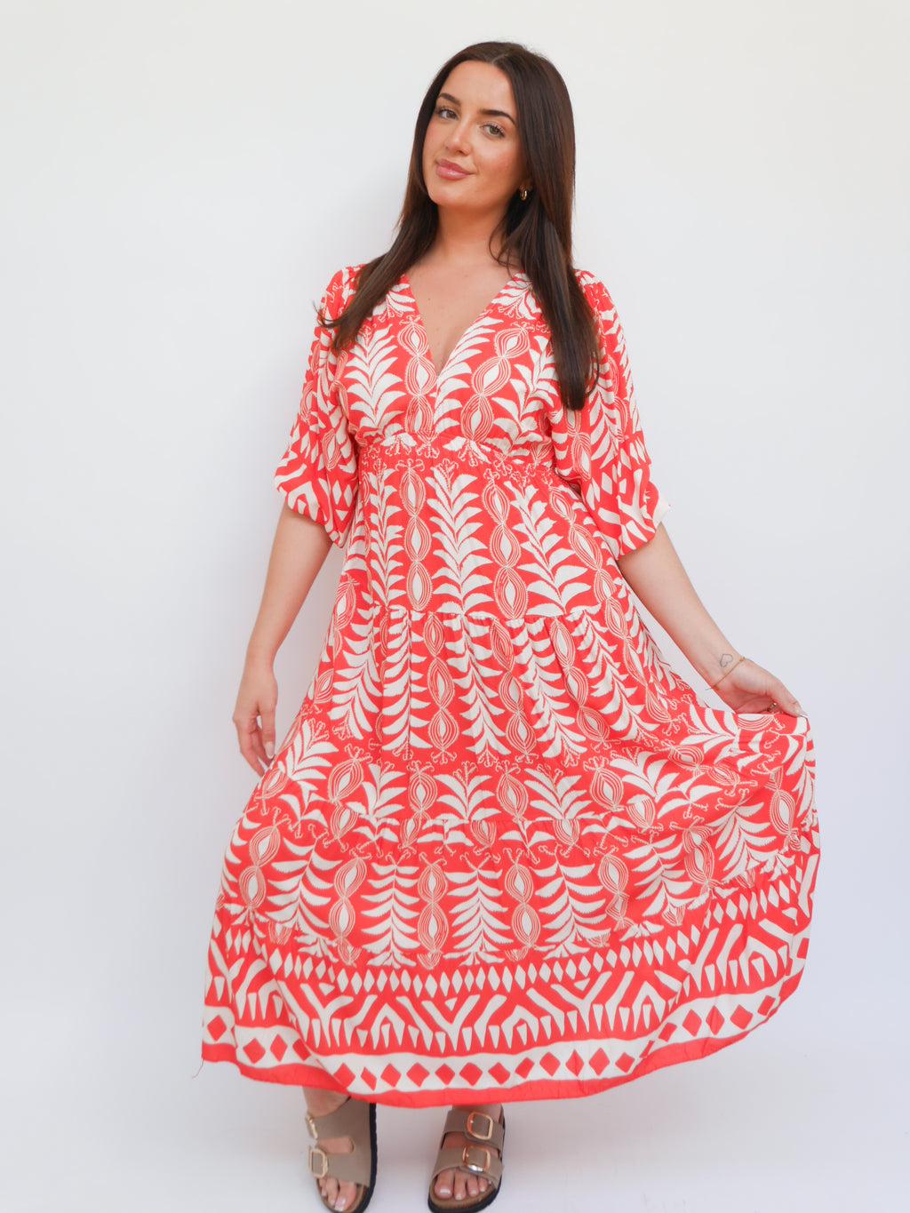 Erin Dress Coral