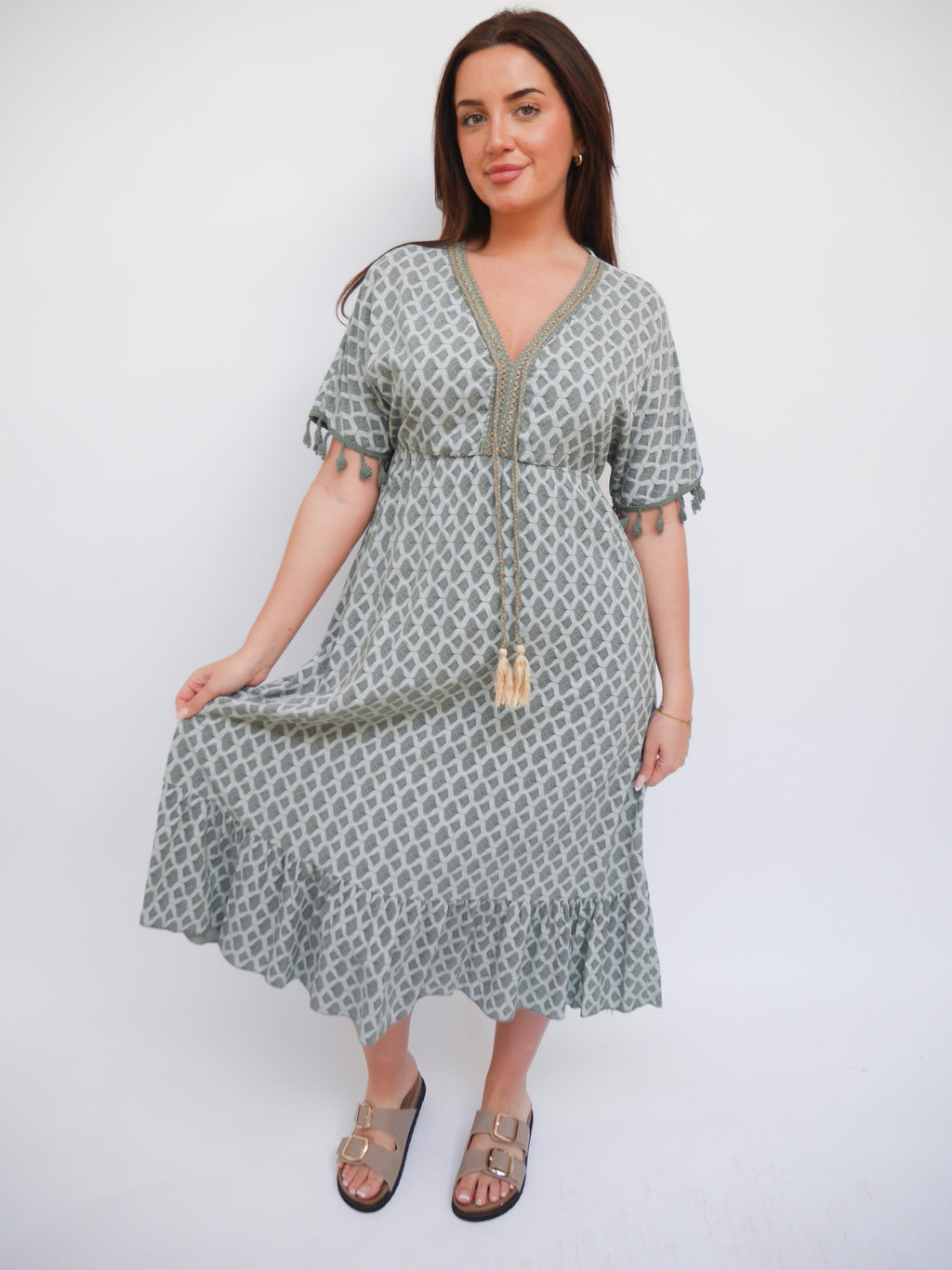 Faith Dress Khaki