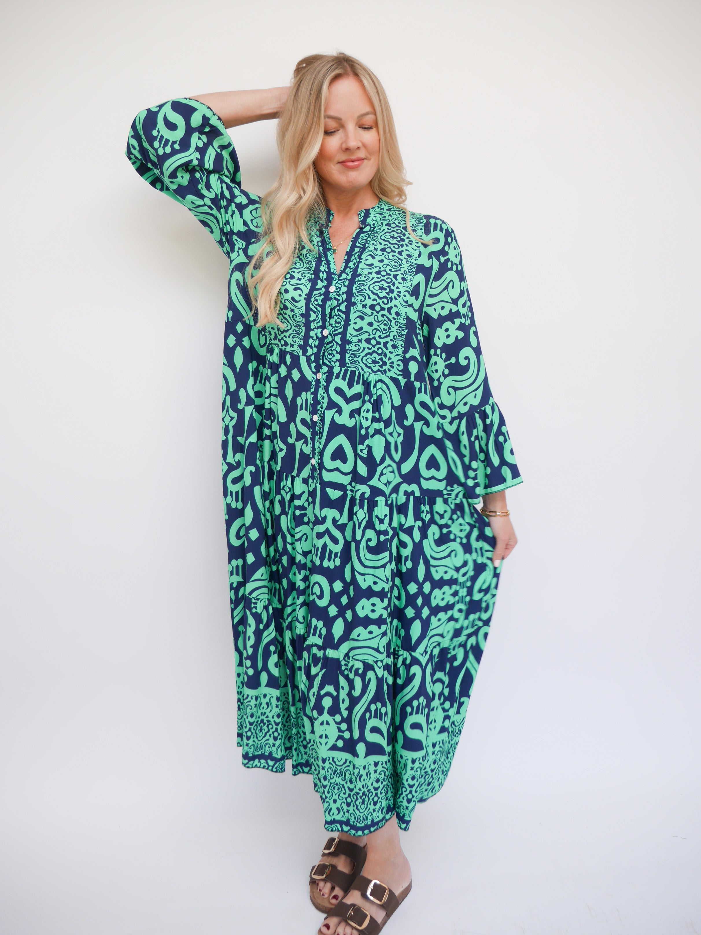 Helena Dress Indigo