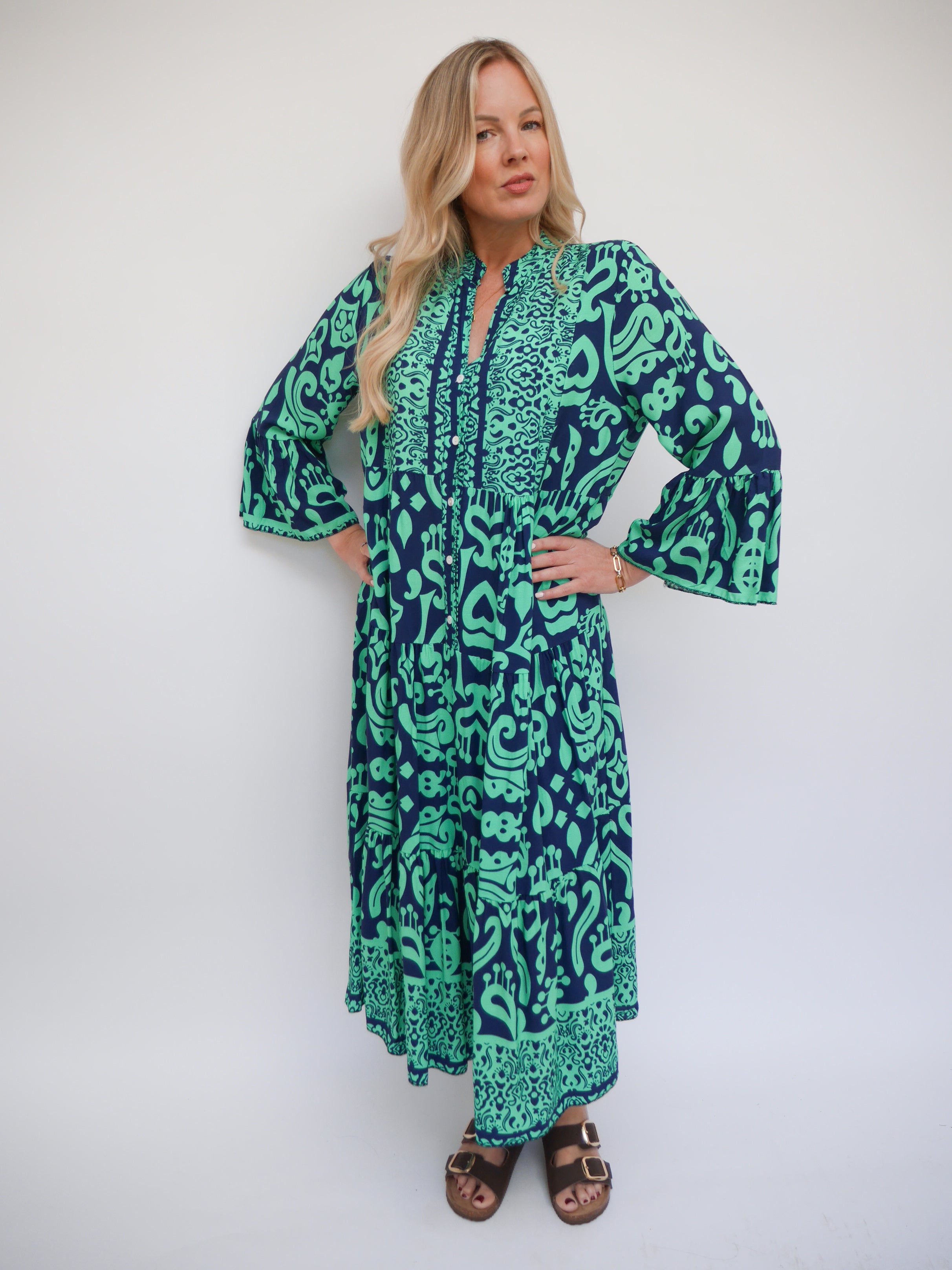 Helena Dress Indigo