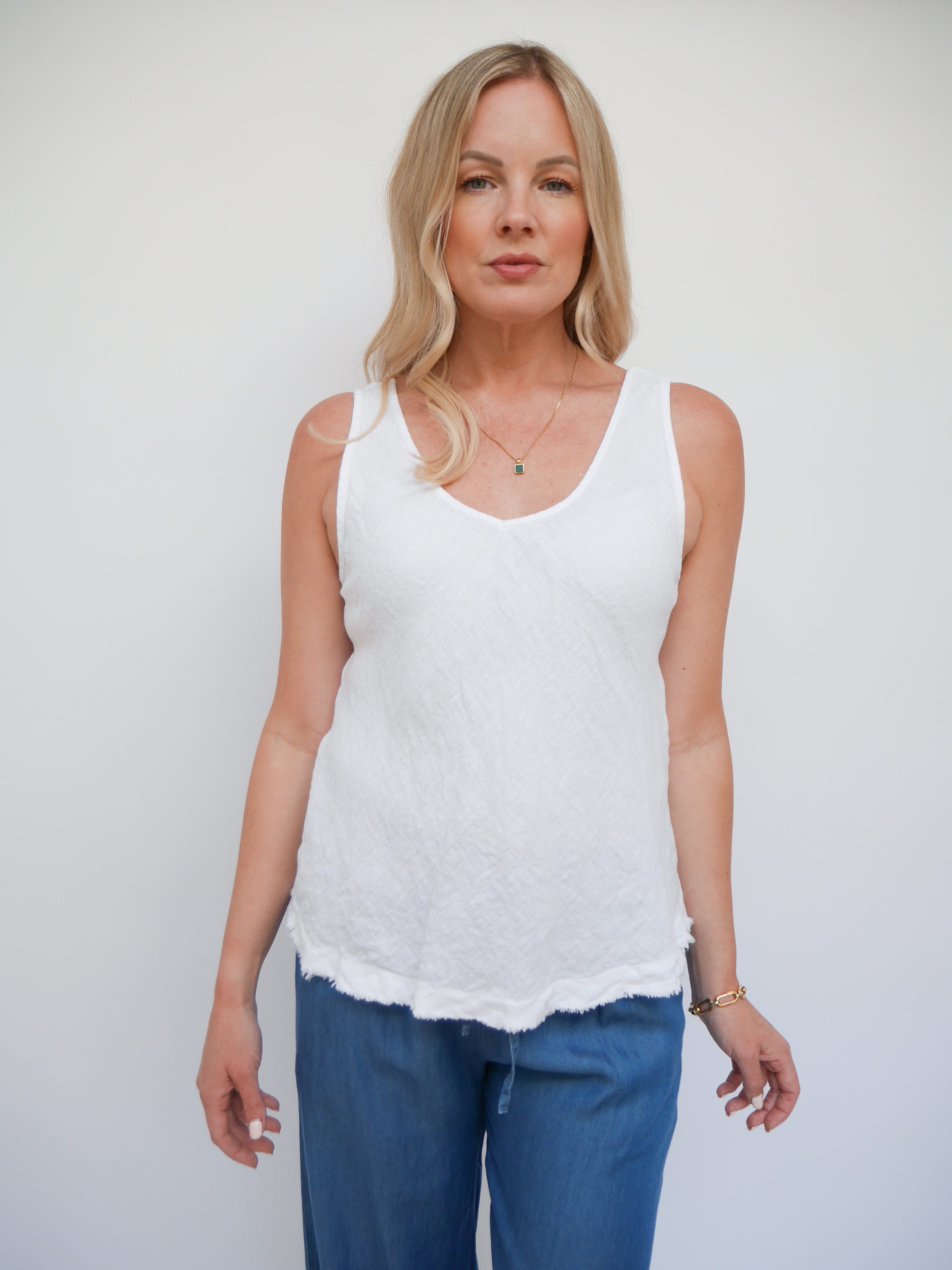 Hetty Vest White