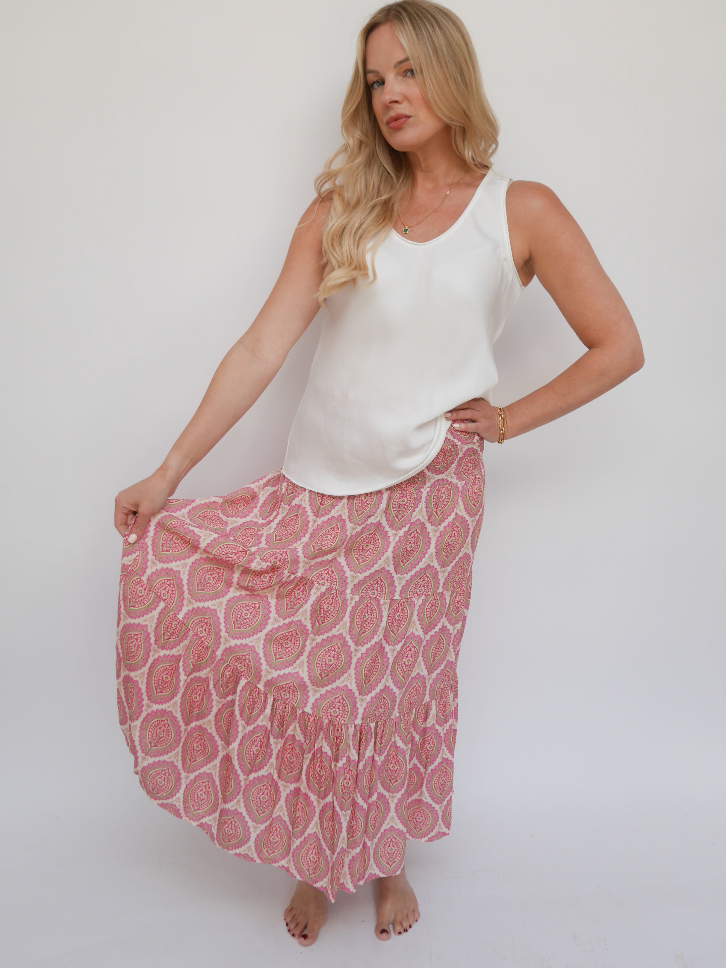 Margot Skirt Dress Candy Pink