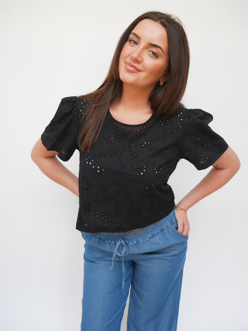 Poppy Blouse Black