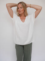 Claire Top White