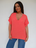 Claire Top Coral