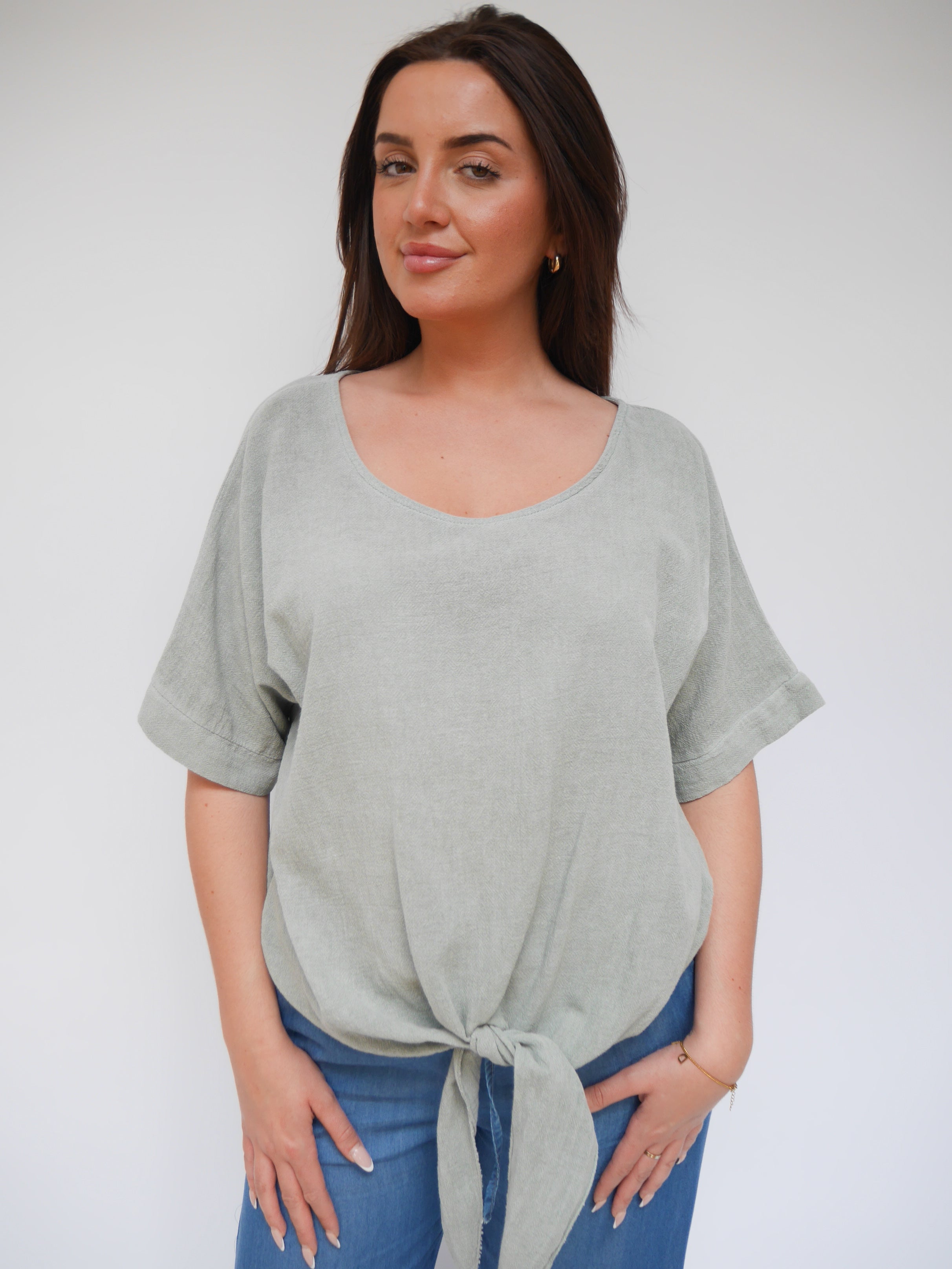 Yasmine Top Khaki