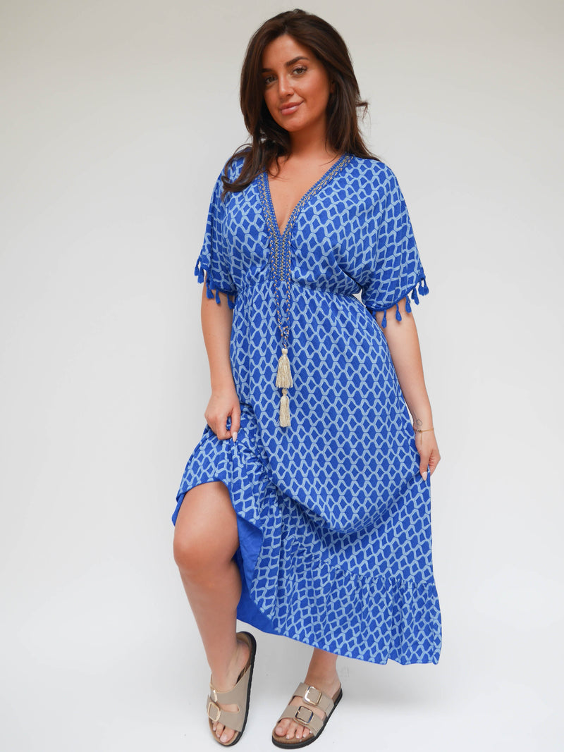 Faith Dress  Royal Blue