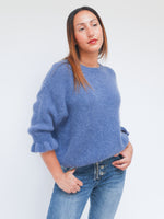 Harriet Alpaca Knit Denim Blue