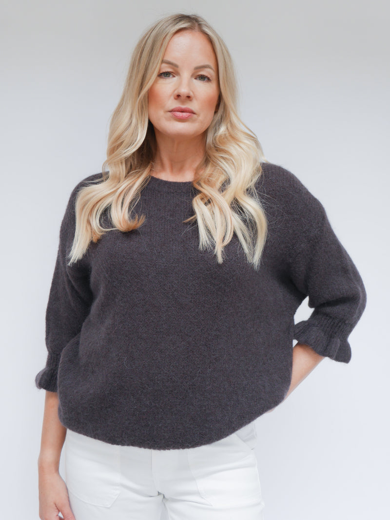 Harriet Alpaca Knit Chocolate