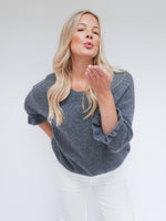 Harriet Alpaca Knit Grey