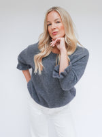 Harriet Alpaca Knit Grey