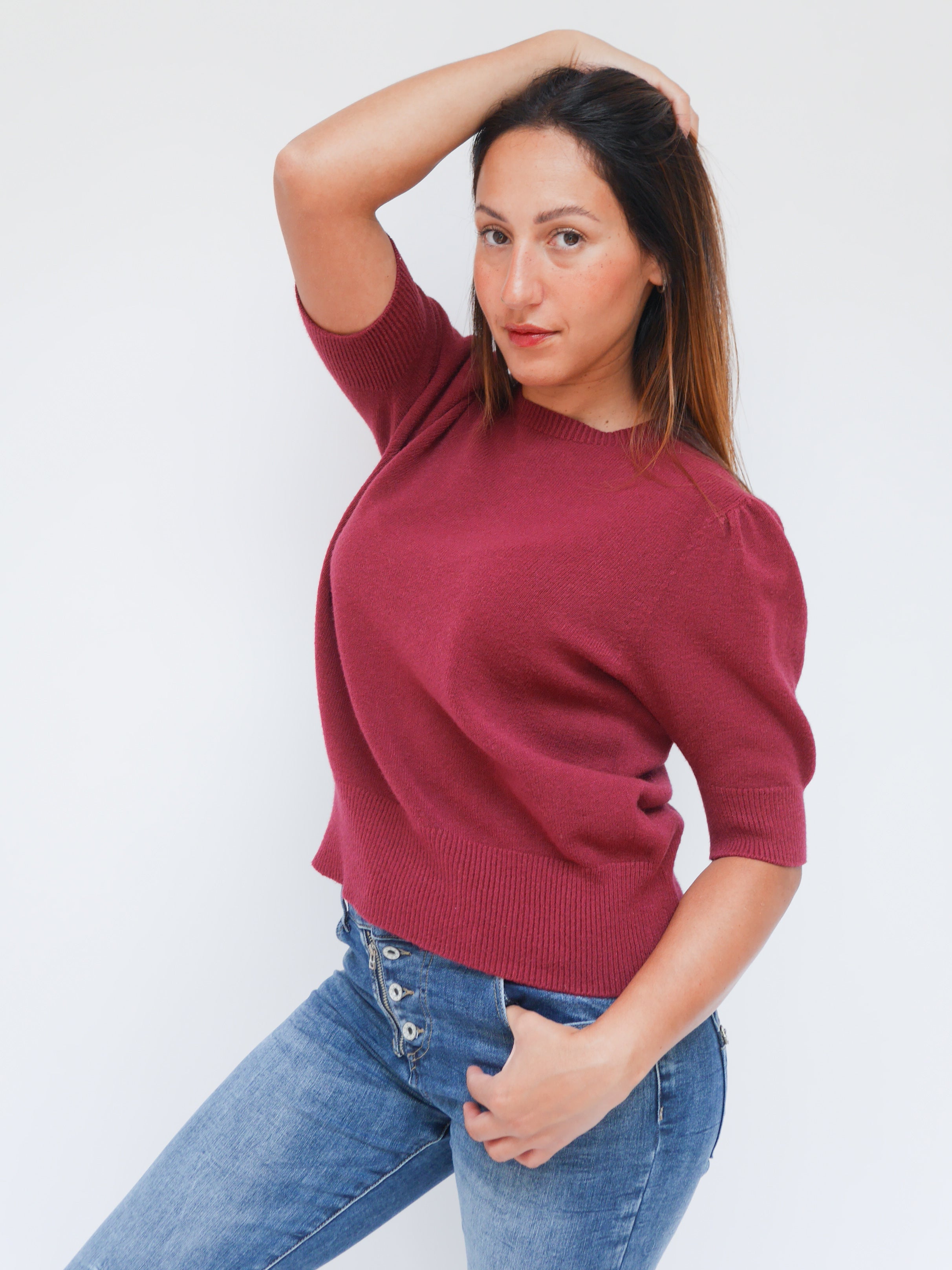 Bonnie Knit Bordo