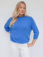 Maddie Alpaca Knit Cobalt Blue