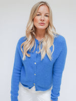 Beth Alpaca Cardigan Cobalt Blue