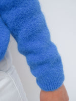 Beth Alpaca Cardigan Cobalt Blue