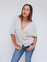 Abbie Alpaca Cardigan Beige
