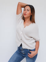 Abbie Alpaca Cardigan Beige