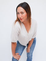 Abbie Alpaca Cardigan Beige