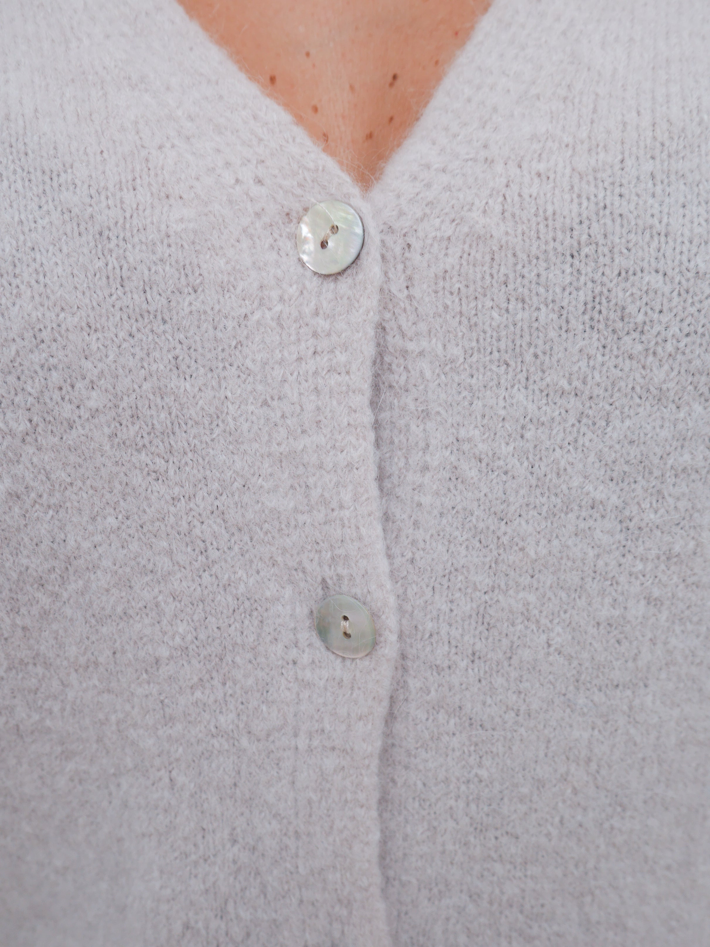 Abbie Alpaca Cardigan Beige