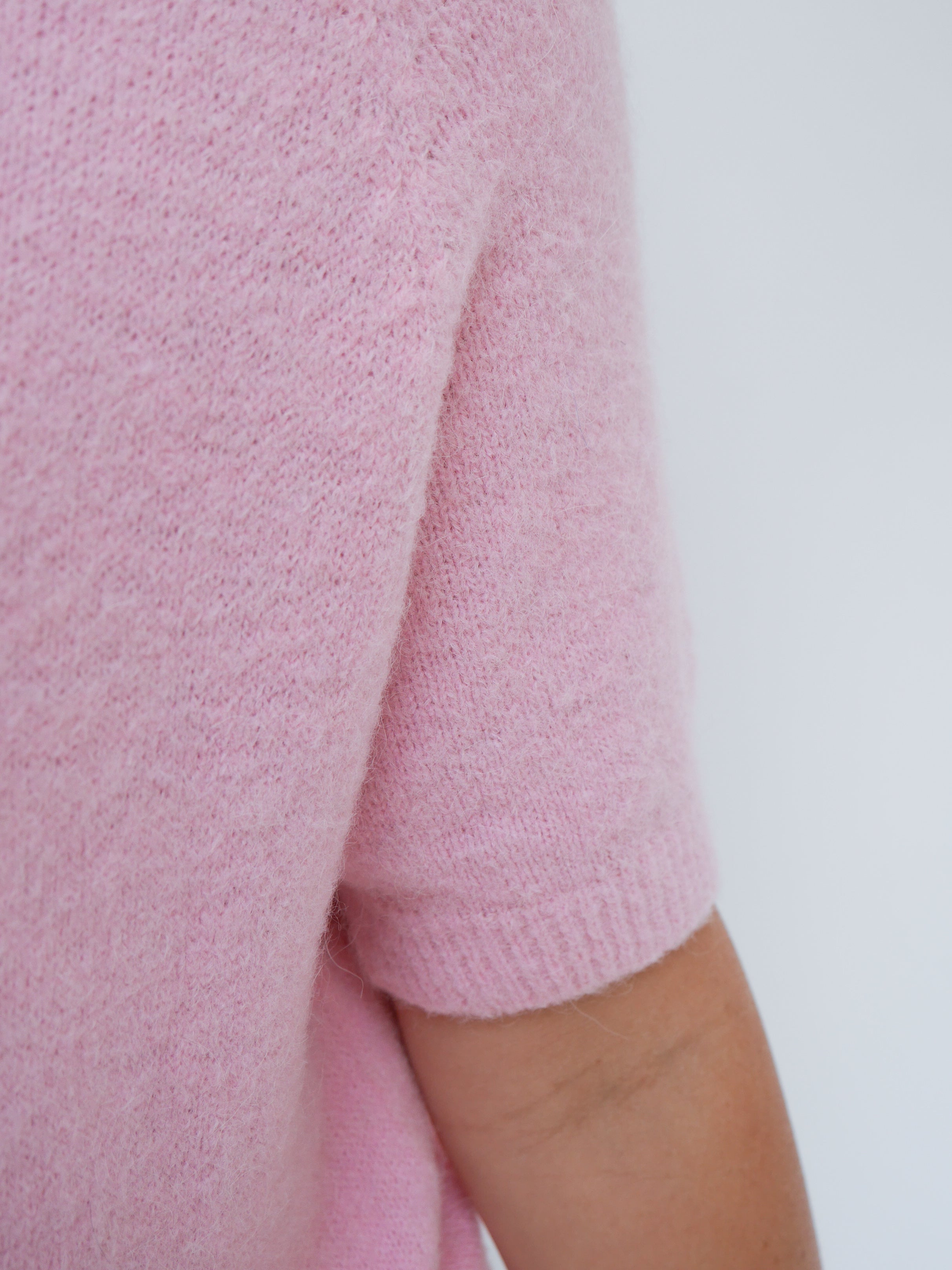 Nina Alpaca Knit Baby Pink