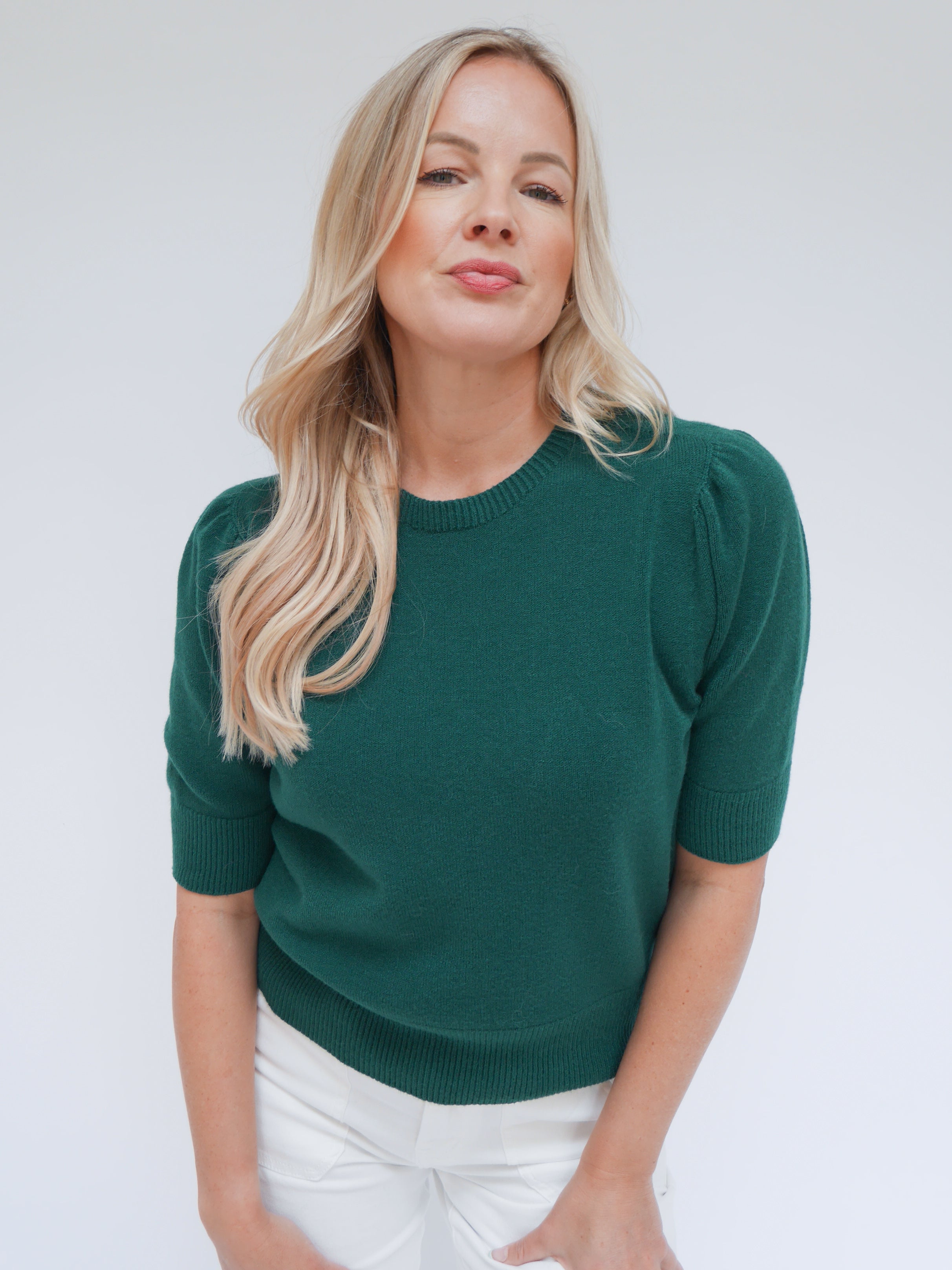 Bonnie Knit Jade Green