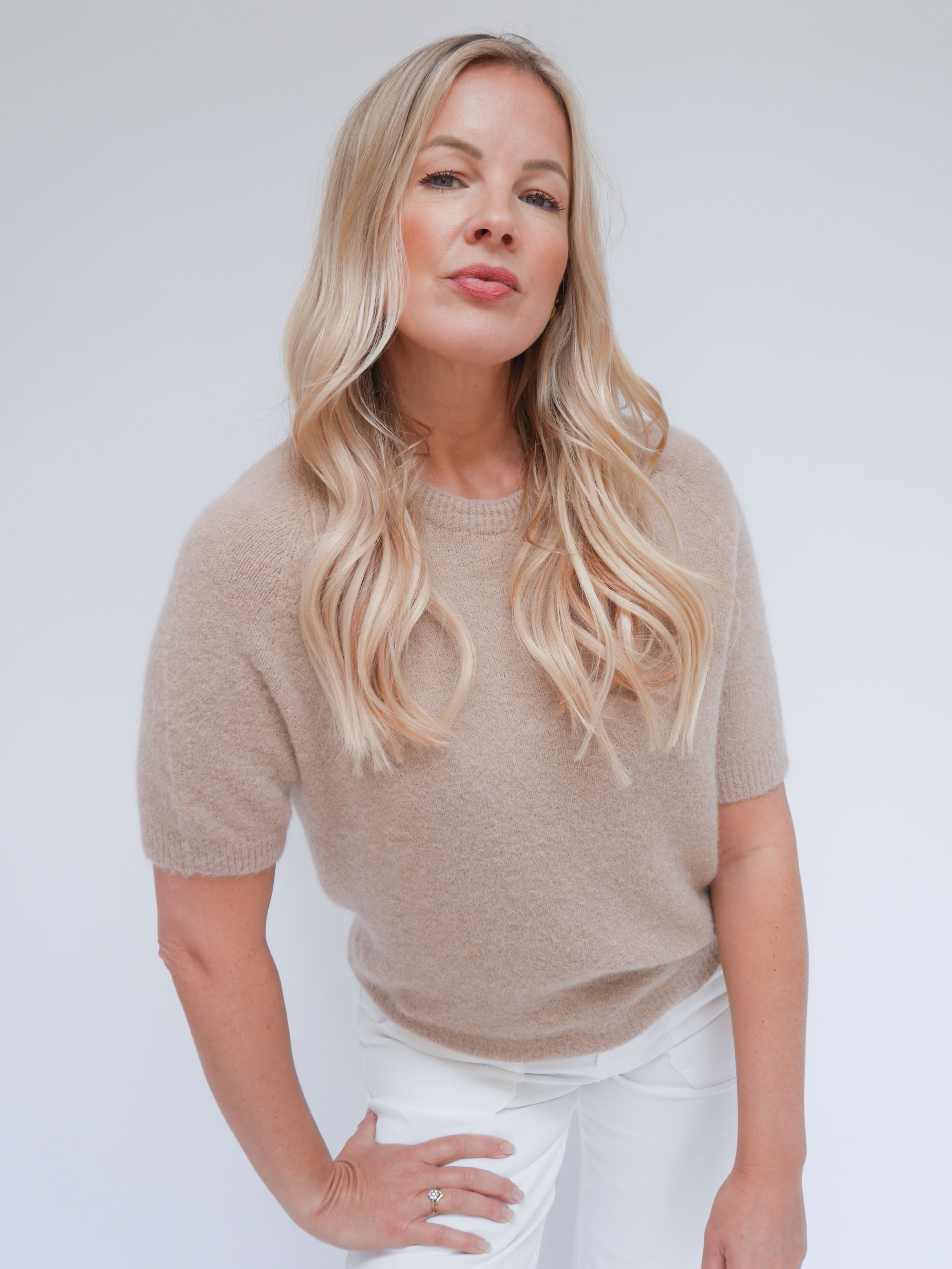 Nina Alpaca Knit Camel