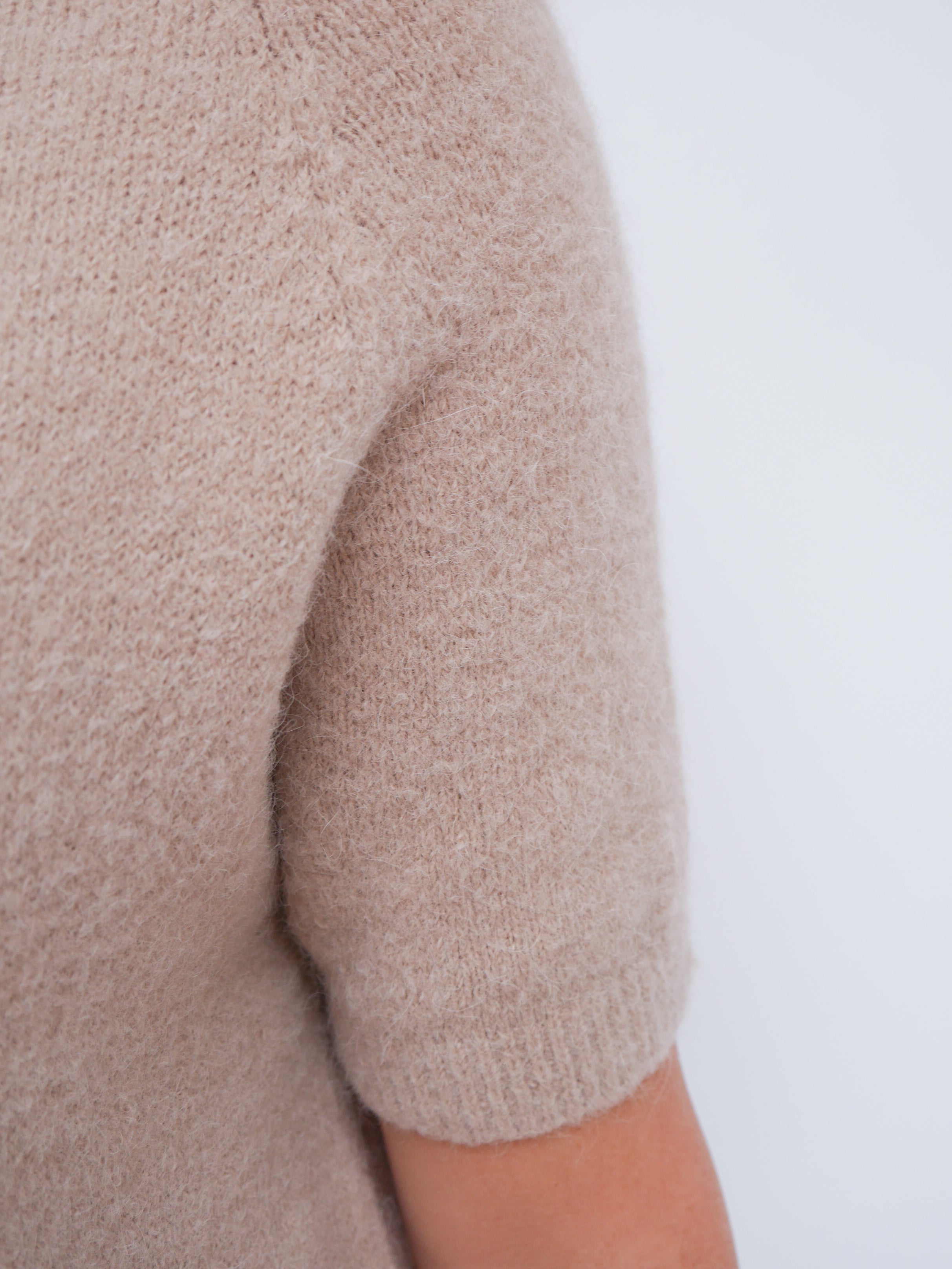 Nina Alpaca Knit Camel