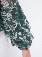 Anika Blouse Forest Green