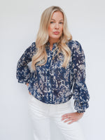 Anika Blouse Navy