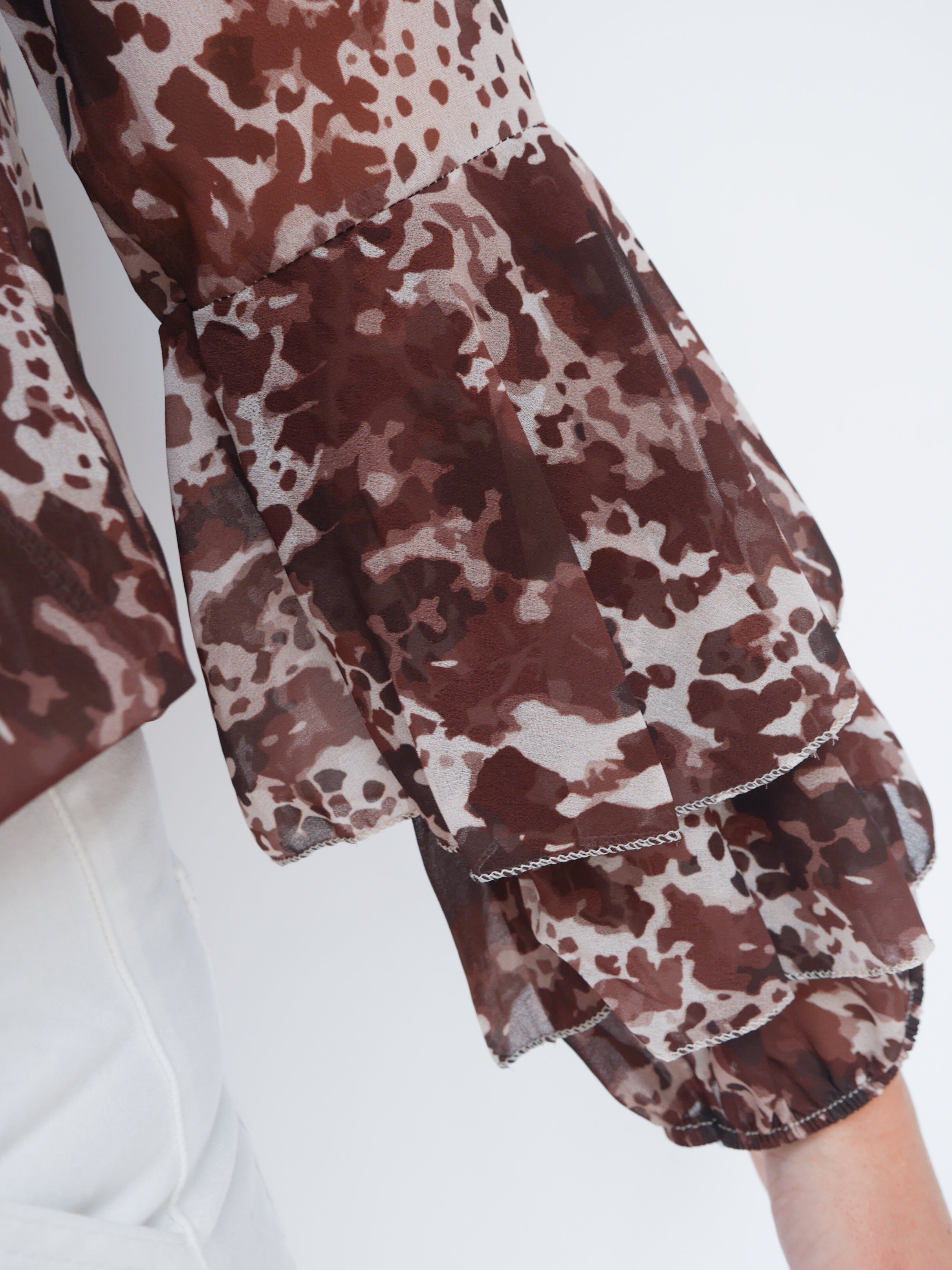 Anika Blouse Chocolate