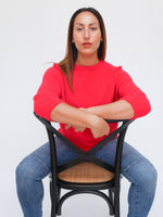 Maddie Alpaca Knit Red