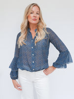Gina Blouse Navy