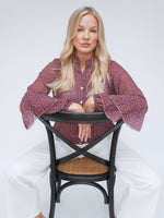 Gina Blouse Bordo